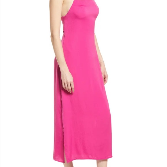 Hot pink midi dress - Picture 3 of 4